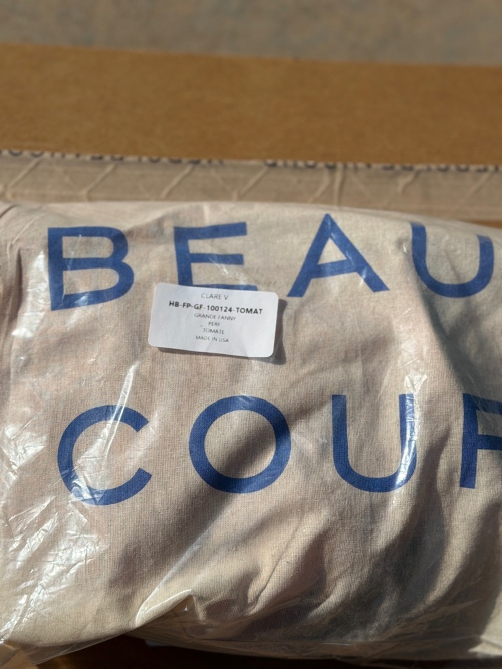 Clare V Grande Fanny Red Tomate Perforated Crossbody Belt Bag Clare V. Vivier - Picture 5 of 10